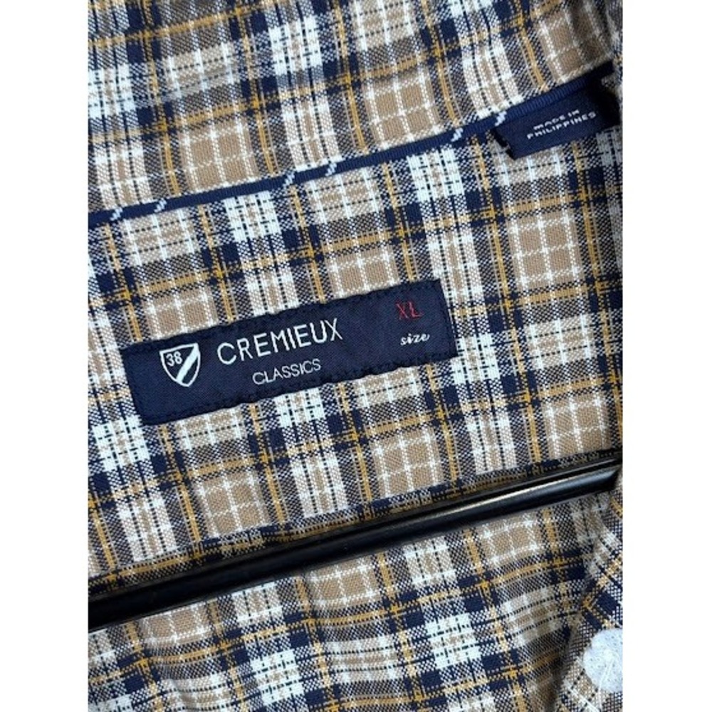 Cremieux Classics XL Plaid Button‎ Up Long Sleeve Casual Shirt Menswear